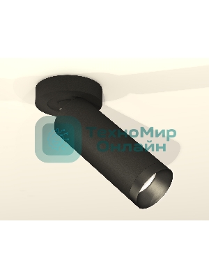 Светильник Ambrella Light XM6343201 SBK/PBK черный песок/черный полированный MR16 GU5.3 (A2229, C6343, N6131)