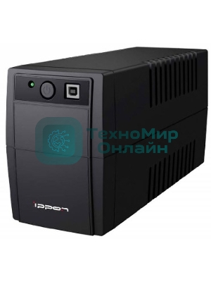 Интерактивный ИБП IPPON BACK BASIC 850 (480Вт/850ВА) 1-фазное входное напряжение, выходная мощность 850 ВА / 480 Вт, выходных разъемов: 2, разъемов с питанием от батареи: 2, интерфейсы: USB, время зарядки 6 ч.