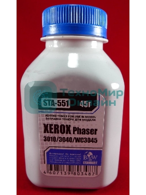 Тонер Xerox Phaser 3040/3010/WC 3045 (фл, 45г) B&W Standart фас России