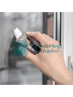 Скребок Rexant с выдвижным лезвием, обрезиненный корпус, 5 запасных лезвий в комплекте