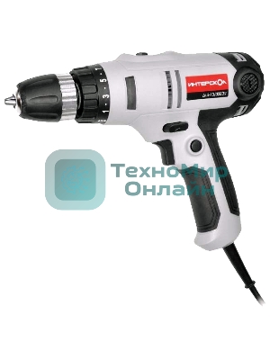 Дрель-шуруповерт ИНТЕРСКОЛ ДШ-10/320Э2, 320 Вт, 35 Нм, щеточный