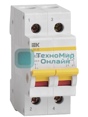 Выключатель нагрузки ВН-32 40А/2П IEK MNV10-2-040