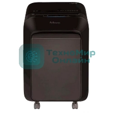 Шредер Fellowes PowerShred LX210 черный (секр.P-4) перекрестный 16лист. 23лтр. скрепки скобы пл.карты