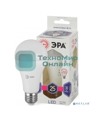 Лампа светодиодная ЭРА Светодиодная лампа груша LED A65-25W-865-E27