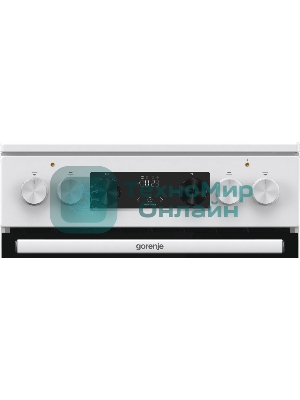 Плита электрическая Gorenje GEC5C61WG белый, конфорок 4 электрических, духовка 70 л, 50 см x 85 см x 59.4 см (без крышки)