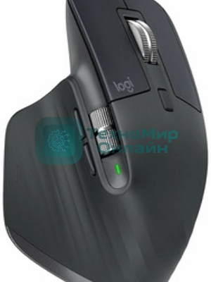Мышь беспроводная Logitech MX Master 3s графитовый, 8000 dpi, радиоканал, Bluetooth, USB, кнопки - 7