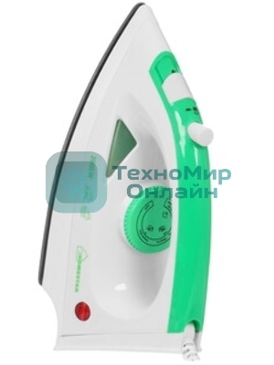 Утюг Homestar HS-4001 белый/зеленый, 2000 Вт, 20 г/мин, 100 г/мин, 90 мл