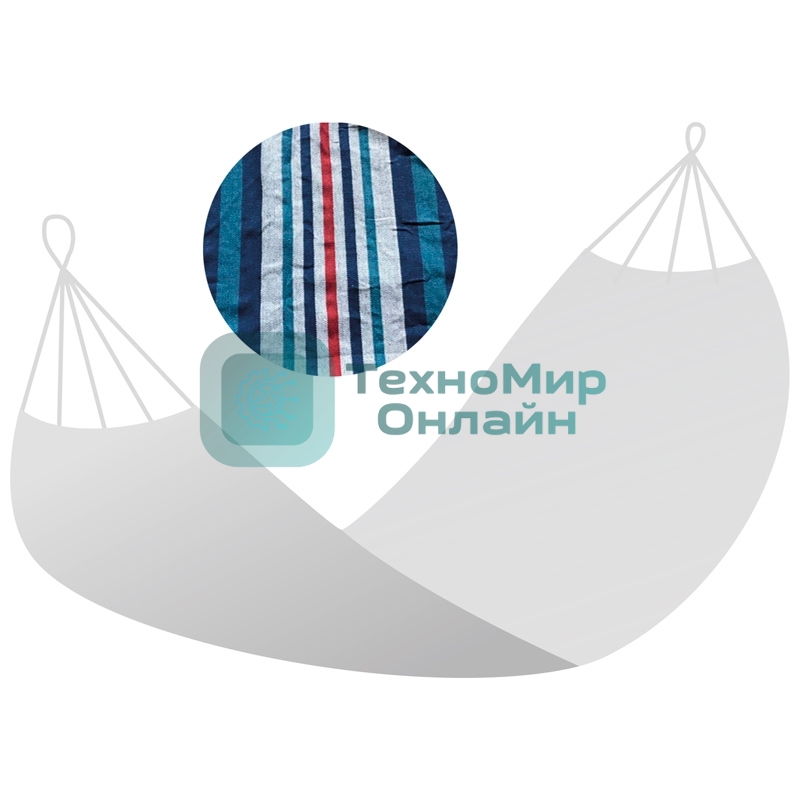 Ecos Гамак полотняный Ham-12 с сумкой для хранения и переноски, р-р 230х145 см