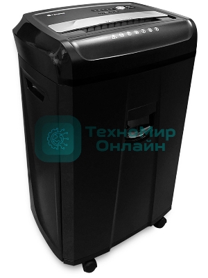 Шредер ГЕЛЕОС УО36-4 (DIN P-4) фрагмент 3,9x30мм, 33 листа (70гр./м²), 36 литров, Уничт.скобы,скрепки,пл.карты,CD.