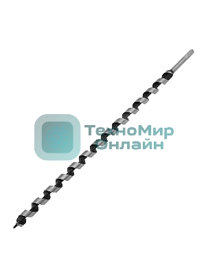 Сверло по дереву Matrix шнековое, 22x600 мм, 6-гранный хвостовик