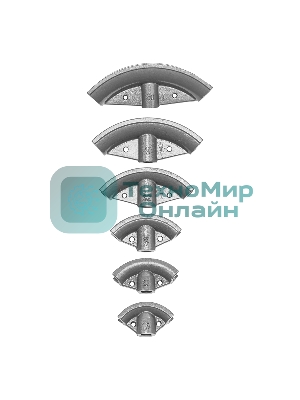 Трубогиб Matrix гидравлический 1/2''–2'' 12 т в комплекте с башмаками