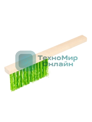 Щетка-сметка 2-рядная Сибртех 280 мм, деревянная ручка