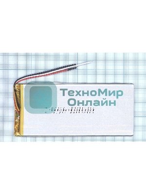 Аккумулятор Li-Pol (батарея) 3x60x130 мм 3pin 3.7V/3500mAh