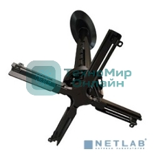 Крепеж Wize Pro PR11A Универсальный потолочный комплект Wize PR11A состоящий из крепления+штанги 15-28 см +площадки к потолку для проектора, наклон +/- 25°, поворот +/- 6°, вращение 360°, до 23 кг, черный