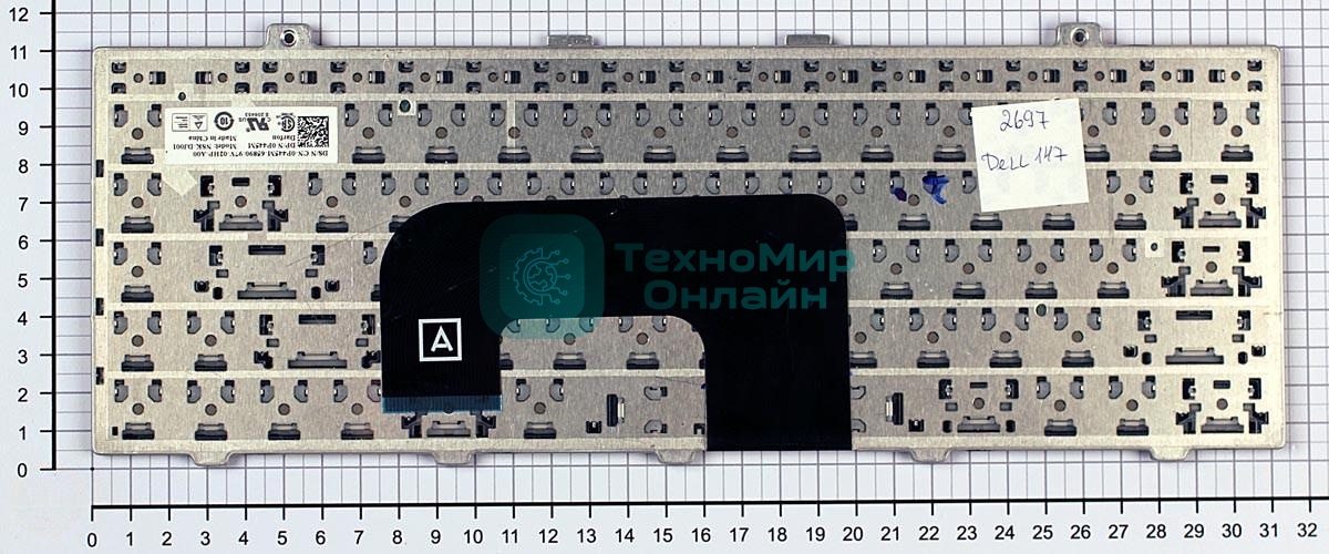 Клавиатура для ноутбука Dell Studio 14 14z 1440 1450 1457 черная