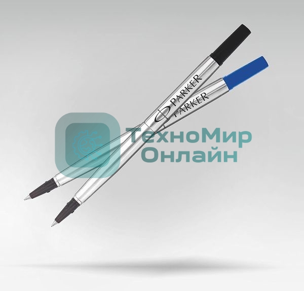 Стержень роллер Parker Quink Z01 (CW1950325) M 0.7мм, черные чернила, блистер (2шт)