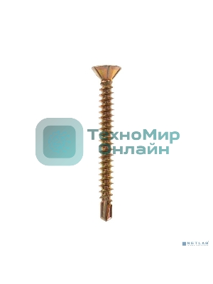Саморез оконный Kranz сверло, 3.9х38, желтый цинк, короб (500 шт./уп.)