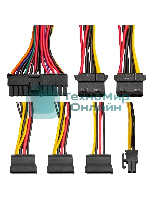 Компьютерный корпус Miditower ExeGate EX261448RUS CP-601 Black, ATX, (CP350W, 80мм), 2хUSB, Audio