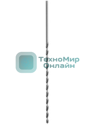 Сверло Сибртех по дереву Д=3 мм Дл=60 мм (1 пред.) для дрелей