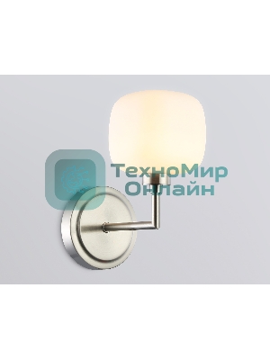 Настенный светильник Ambrella light LH53007 SN/FR сатин никель/белый матовый G9 max 40W 195*120*230