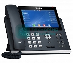 Телефон IP YEALINK SIP-T48U, цветной сенсорный экран, 16 аккаунтов, BLF, PoE, GigE, без БП, шт