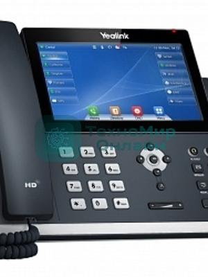 Телефон IP YEALINK SIP-T48U, цветной сенсорный экран, 16 аккаунтов, BLF, PoE, GigE, без БП, шт