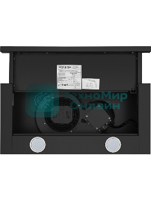 Вытяжка встраиваемая Maunfeld VS Light 50 черный, 50 см, 520 куб. м/ч, 56 дБ