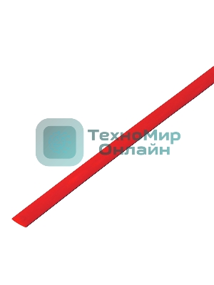 Термоусадочная трубка PROconnect 12/6,0 мм, красная, упаковка 50 шт. по 1 м