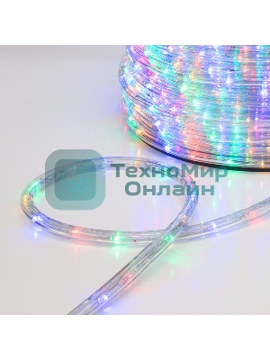 Дюралайт Neon-night LED, свечение с динамикой (3W) - мульти (RYGb), 24 LED/м, бухта 100м