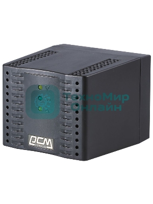 Стабилизатор напряжения Powercom TCA-1200 600Вт 1200ВА черный