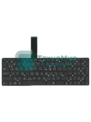 Клавиатура для ноутбука Asus K55 черная без рамки