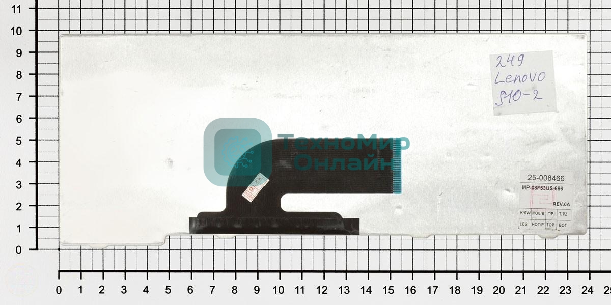 Клавиатура для ноутбука Lenovo IdeaPad S10-2 S10-3C черная