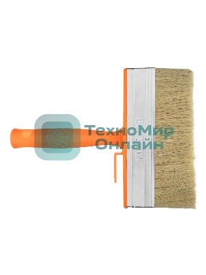 Кисть-ракля Sparta 50х150 мм, натуральная щетина, пластмассовый корпус, пластмассовая рукоятка