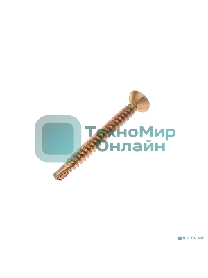 Саморез оконный Kranz сверло, 3.9х38, желтый цинк, короб (500 шт./уп.)