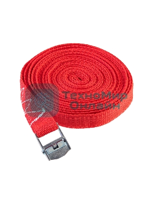 Ремень Rexant для крепления груза, с фиксатором, 6м красный