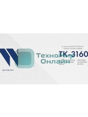 Чип NVPrint для Kyocera (TK-3160) Ecosys P3045dn/M3145dn/M3645dn, 22K