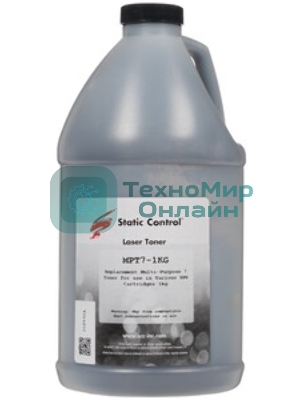 Тонер Static Control для HP LJ PM401/P2055/P3005/P3015, Bk, 1 кг, флакон