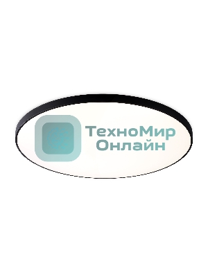 Потолочный светодиодный светильник Ambrella light FZ1227 BK черный IP44 43W 4200K D455*60 (Без ПДУ)
