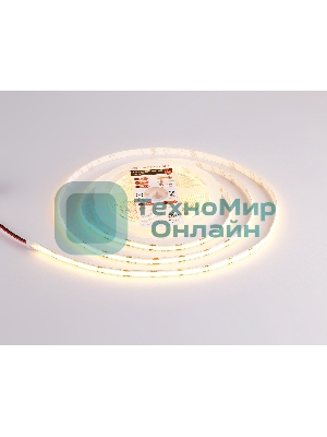 Светодиодная лента Ambrella light GS2601 COB 320Led/ 10W m/ 12V IP20 3000K/ 5000*8*1.54mm (2 конт.)