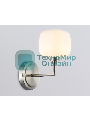 Настенный светильник Ambrella light LH53007 SN/FR сатин никель/белый матовый G9 max 40W 195*120*230