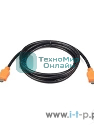 Кабель Cablexpert HDMI CC-HDMI4L-6, 19M/19M, v2.0, серия Light, позол.разъемы, экран, 1.8м, черный, пакет