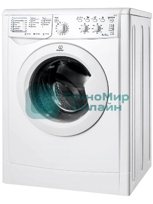Стиральная машина Indesit IWSC 6105 белый, загрузка фронтальная 6 кг, 1000 об/мин., класс: А