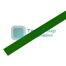 Термоусадочная трубка PROconnect 12/6,0 мм, зеленая, упаковка 50 шт. по 1 м