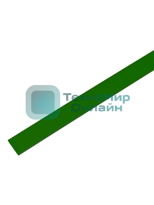 Термоусадочная трубка PROconnect 12/6,0 мм, зеленая, упаковка 50 шт. по 1 м
