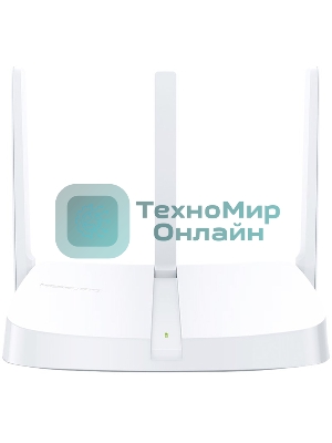 Роутер Mercusys MW306R 300 Mbps Multi-Mode Wireless N Router, 3 × Fixed External Antennas, 3× 10/100 LAN Port, 1× 10/100 WAN Port, 4 in 1- Access Point/Router/Range extender/WISP Mode, WPS/Reset Button, Parental Controls, Guest Network