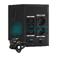 Источник бесперебойного питания ExeGate EX292797RUS SpecialPro UNB-1500.LED.AVR.2SH.3C13 1500VA/950W, LED, AVR, 2*Schuko+3*C13, съемн.кабель, металлический корпус, черный