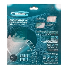 Пильный диск по дереву Gross ф185 х 20 мм, 24 зуба + кольцо 20/16мм