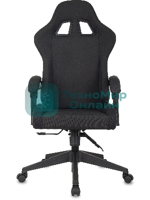 Кресло Бюрократ Zombie Predator Neo Black черный, экокожа, 120 кг, механизм качания