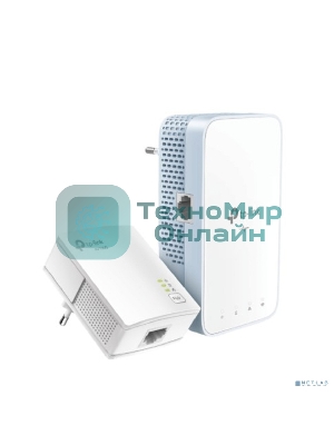 Комплект гигабитных TP-Link Wi‑Fi Powerline адаптеров AV1000 Gigabit Powerline ac Wi-Fi Kit, Dual band 802.11ac Wi-Fi - AC750 dual band Wi-Fi (433Mbps on 5GHz & 300Mbps on 2.4GHz)(TL-WPA7517 & TL-PA7017)