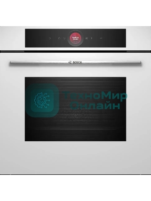 Встраиваемый духовой шкаф электрический Bosch Serie 8 HBG7341W1 белый